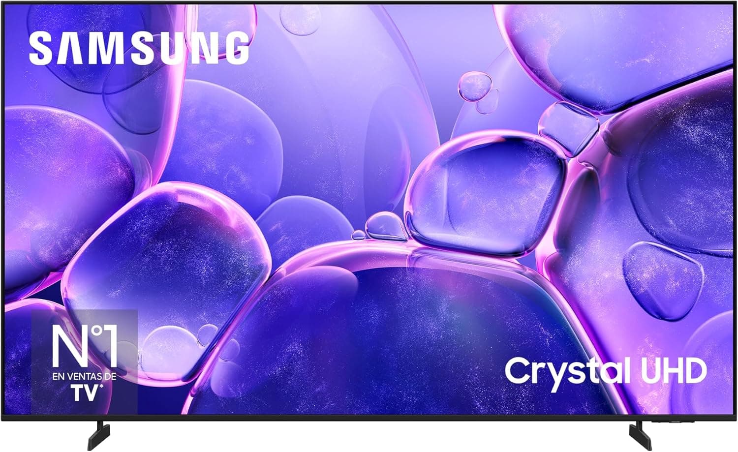 SAMSUNG TV 65 polegadas Crystal UHD U8005 4K Smart TV, cores incríveis com processador de cristal 4K, ouve todos os altifalantes com Q-Symphony, dados protegidos Knox Security e Gaming Hub