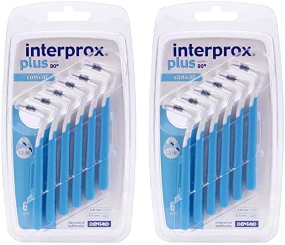 Interprox Plus Conico Blu 6 Pz (pacote de 2)