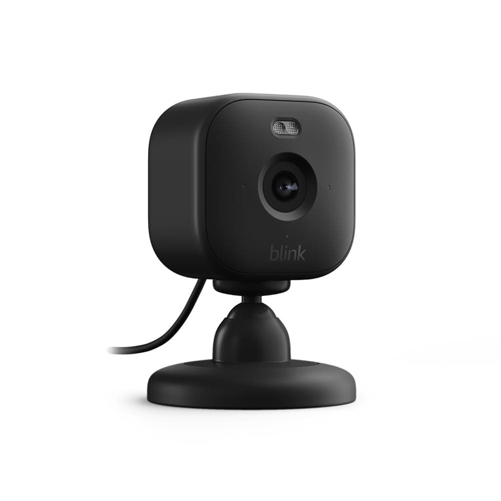 Blink Mini 2 | Câmara de vigilância interior compacta com visão noturna em HD, foco integrado e áudio bidirecional