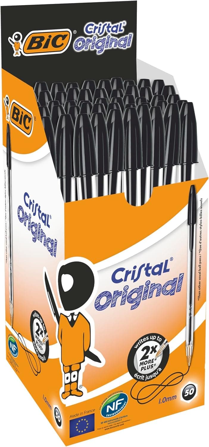 BIC Cristal, Canetas originais, 50 unidades