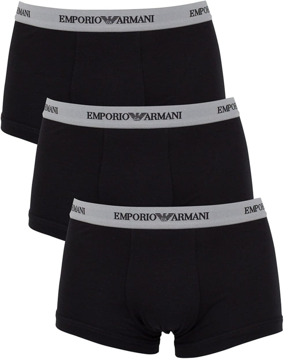 Emporio Armani | Pack de 3 boxers pretos para homem