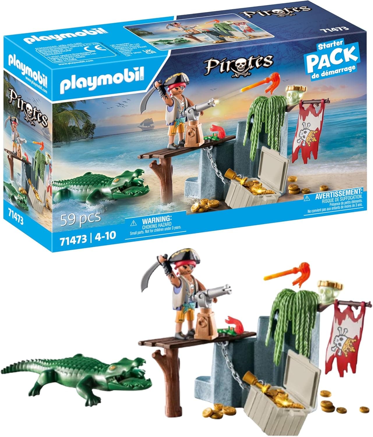 Playmobil Pirates 71473 - Pirata com Jacaré