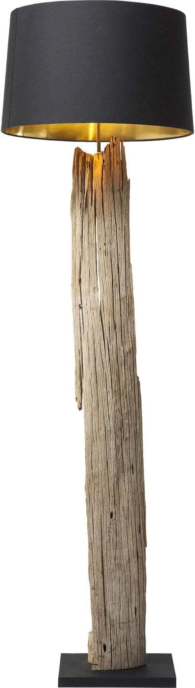 KARE Design candeeiro de pé Nature Straight, estilo casa de campo, candeeiro de sala de estar, candeeiro para quarto, lâmpada não incluída, 171 x 52 x 52 cm