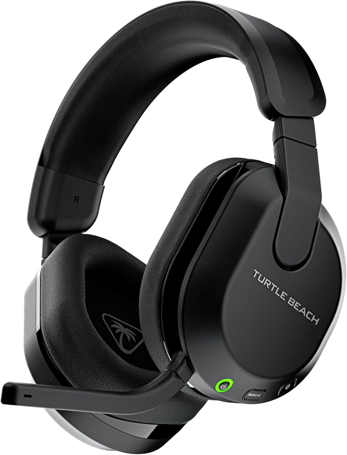 Headset gaming sem fios Turtle Beach Stealth 600 preto para PC com bateria de 80 horas, colunas de 50 mm e Bluetooth para PC, PS5, PS4 e dispositivos móveis