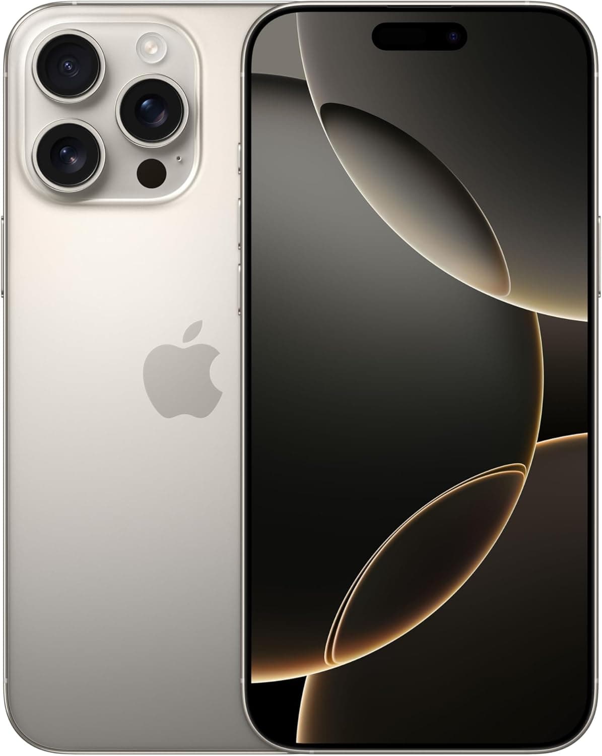 Apple iPhone 16 Pro MAX de 256 GB: Smartphone 5G com controlo de câmara, gravação em 4K a 120 f/s com Dolby Vision e um grande salto em autonomia. Compatível com AirPods; titânio natural