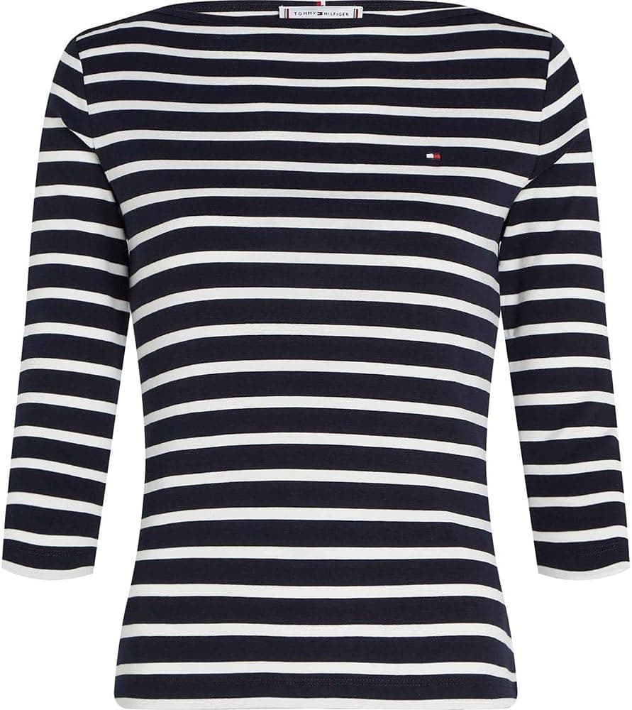 TOMMY HILFIGER S/S Knit Tops para Mulher