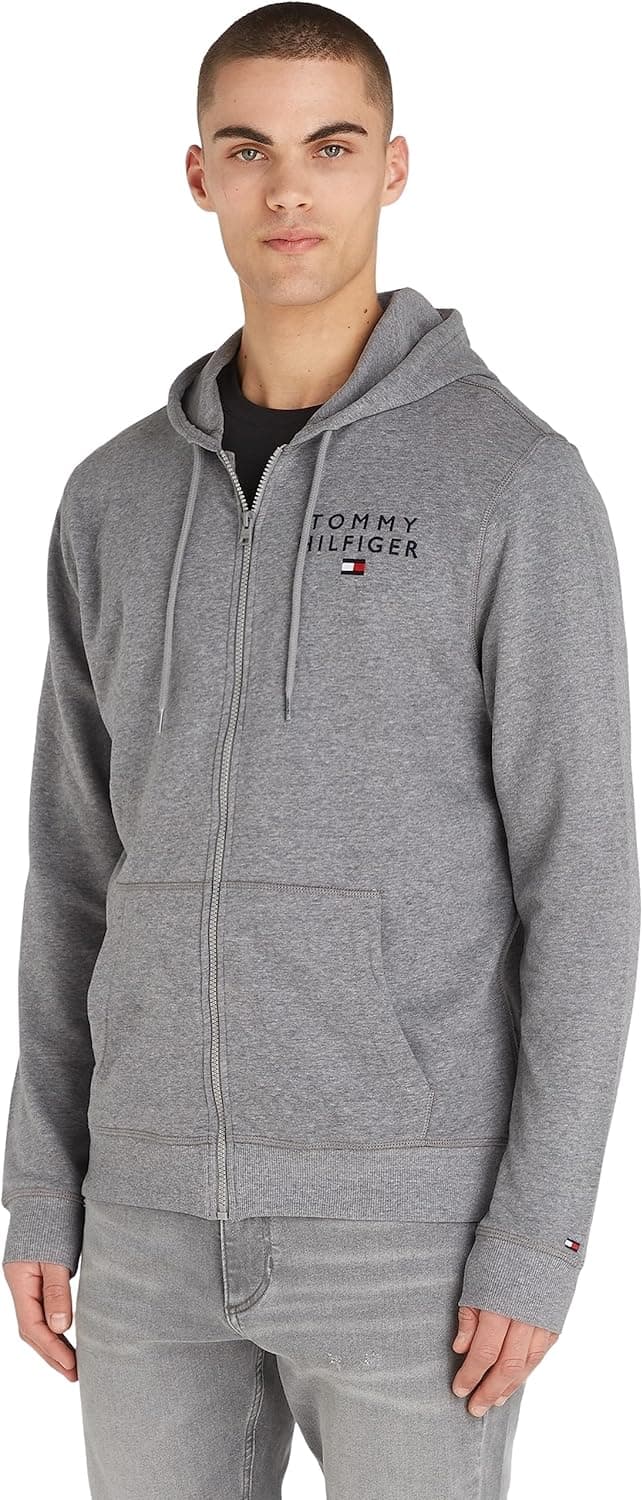 Moletom com Capuz com Zíper para Homens Tommy Hilfiger