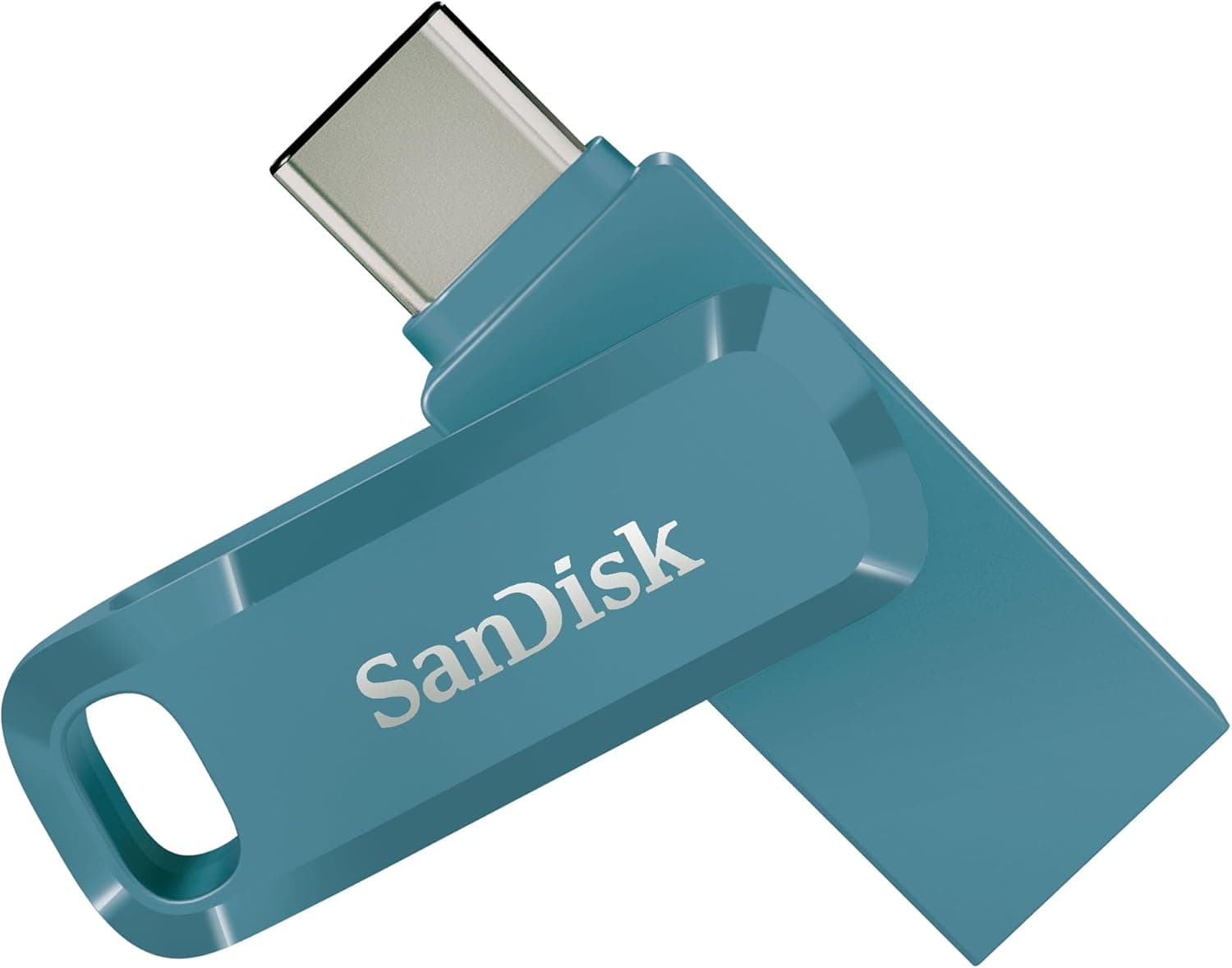 SanDisk Ultra Dual Drive Go USB Type-C memória flash de 256 GB (com conectores USB Type-C e Type-A reversíveis, para telemóveis Android, tablets, Macs e computadores, até 400 MB/s), Navagio Bay