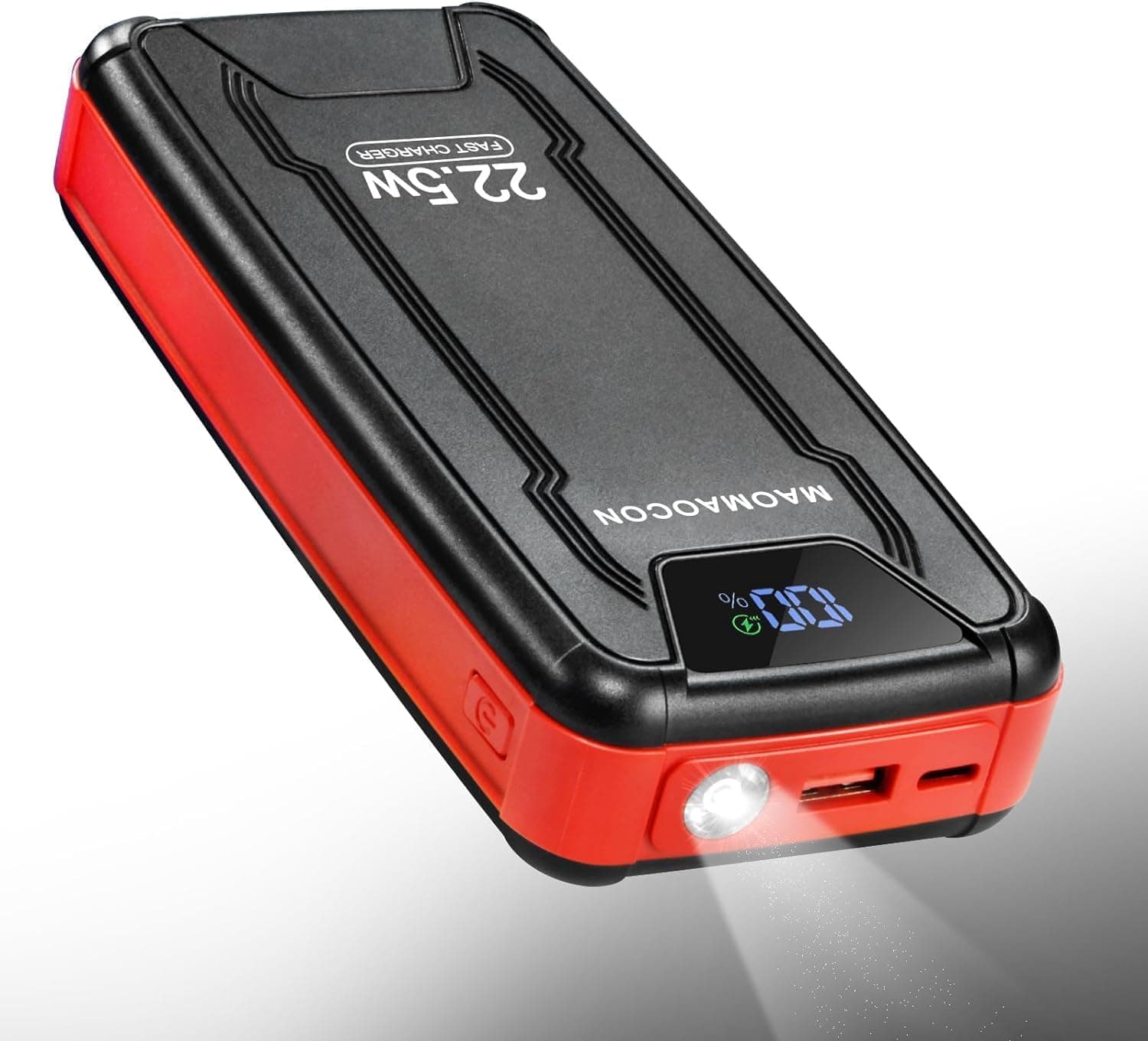 Power Bank 27.000 mAh, 22,5 W PD 3.0 QC 4.0 carregamento rápido Powerbank USB C Input & Output telemóvel bateria externa telemóvel com lanterna LED indicador para smartphones tablets mais