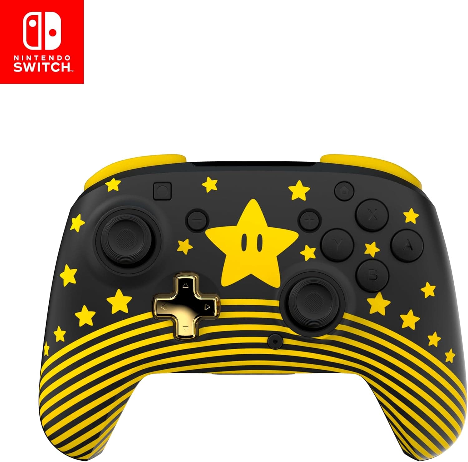 Turtle Beach Rematch Super Mario Star | Comando sem fios para Nintendo Switch e Switch 2