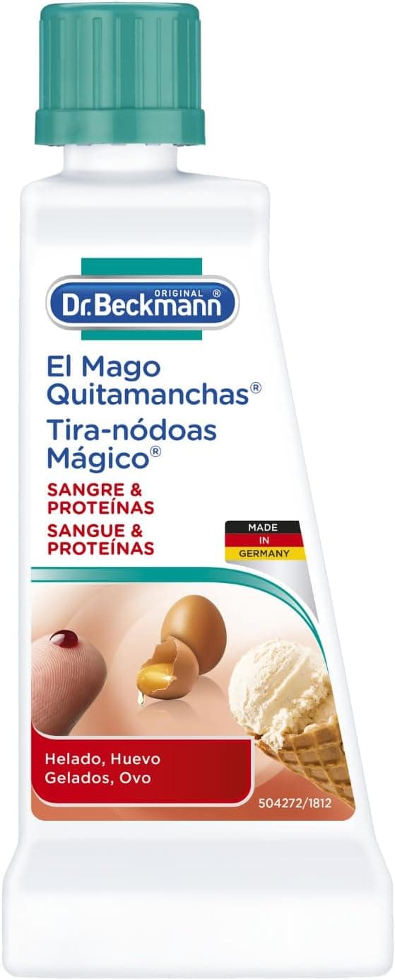 Dr. Beckmann O Mago Removedor de manchas sangue e proteínas, combate manchas como sangue e , 50 ml