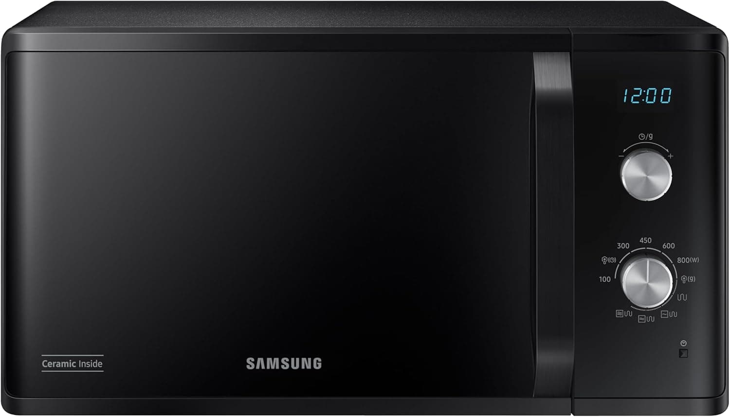 Microondas com Grill Samsung 23L 800W sistema TDS preto MG23K3614AK/E1
