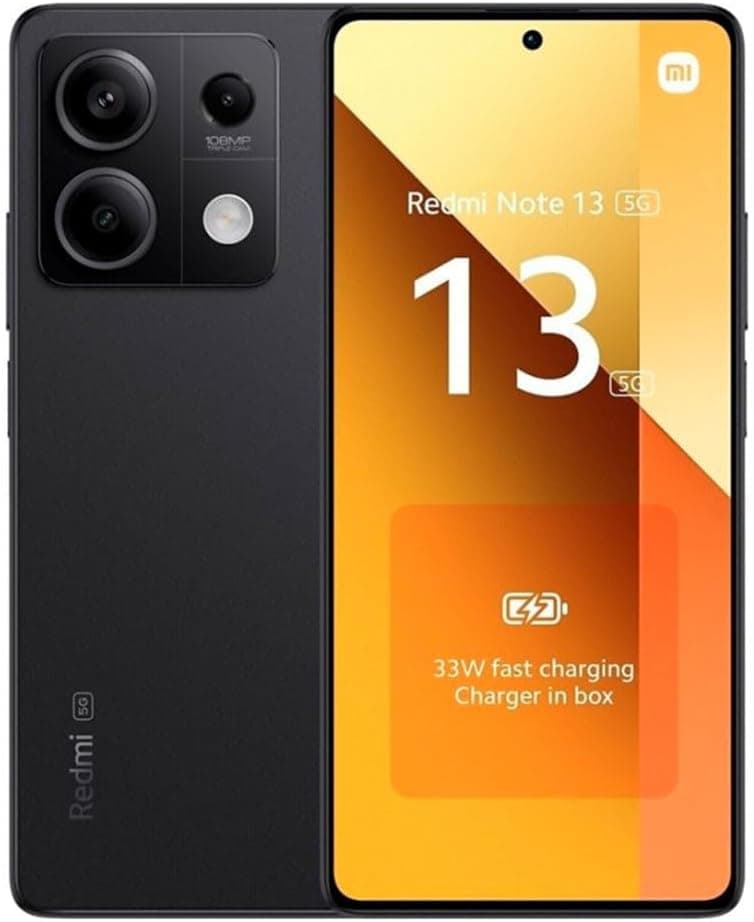 Xiaomi Redmi Note 13 5G, 6 GB RAM 128 GB Graphite Black