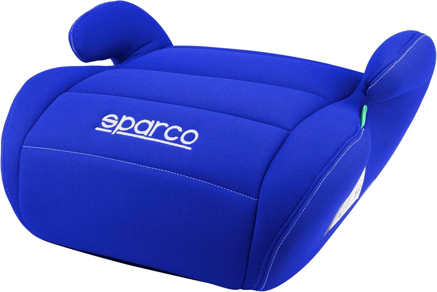Sparco Alçador infantil de assento de carro azul i-Size para meninos e meninas. Homologado ECE R129/03 125-150 cm. Com uma capa lavável de 3 cm. Feito de ABS de alta resistência