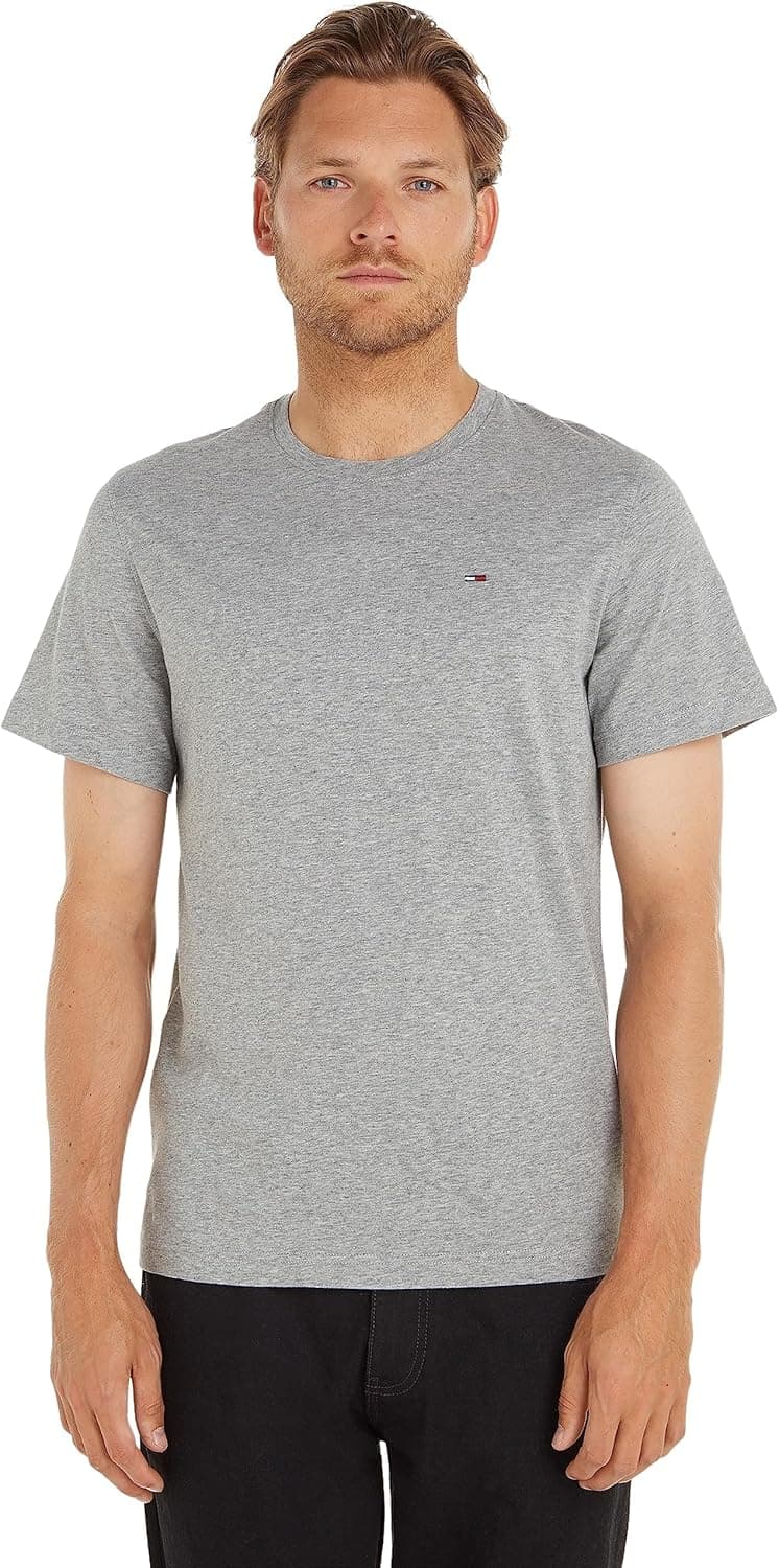 Tommy Jeans T-shirt de manga curta TJM original Slim Fit para homem