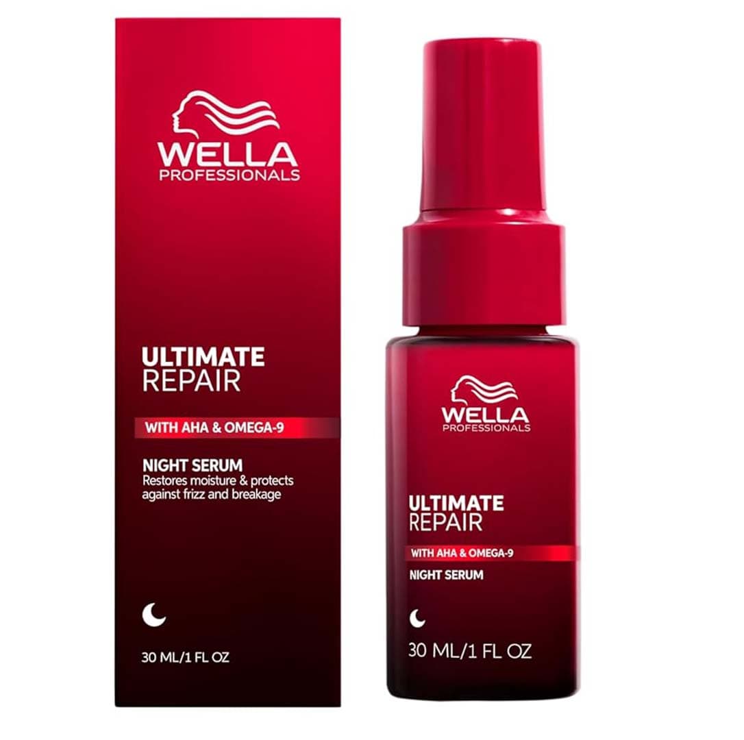 Wella Professionals ULTIMATE REPAIR Night Serum e Protective Leave-In Serum - Anti-Frizz - Leave-in - Repara e Reconstrói - Cabelo Danificado
