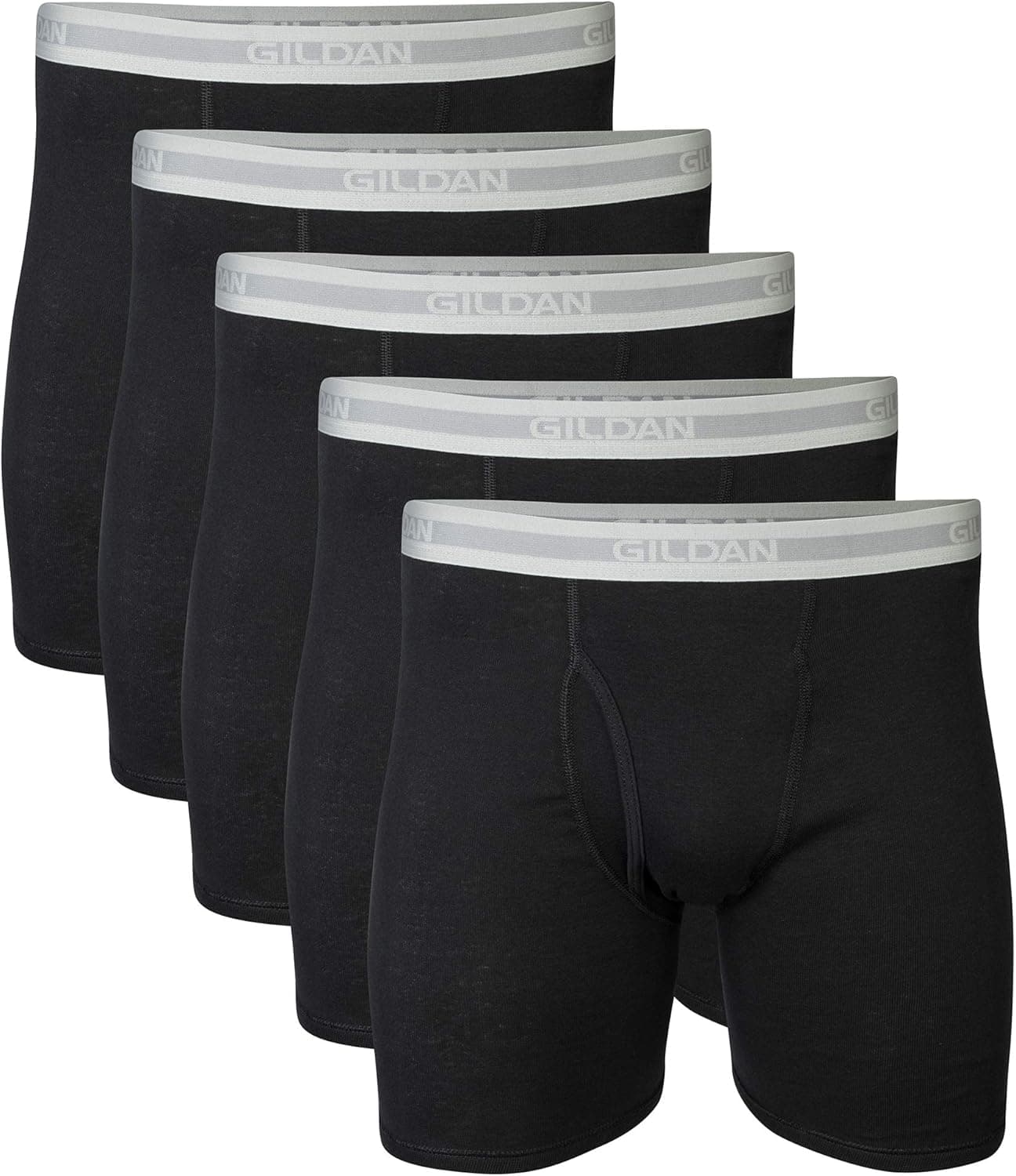 Gildan Boxers para homem, pack de 5