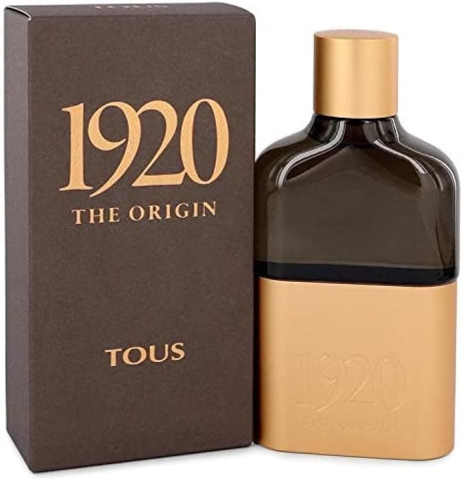 Tous, 1920 The Origin, Eau de Parfum para homem, fragrância especial floral, 100 ml com vaporizador