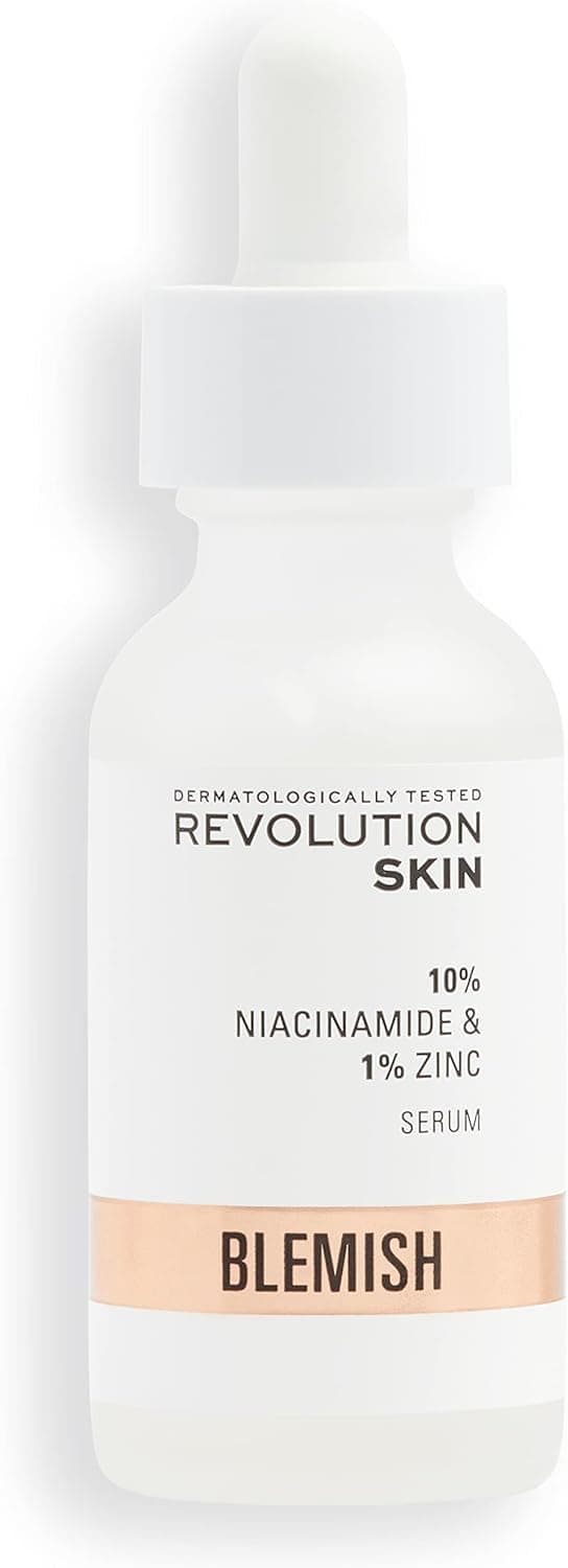 Revolution Skincare London, 10% niacinamida e 1% zinco sérum para imperfeições e poros, 30 ml