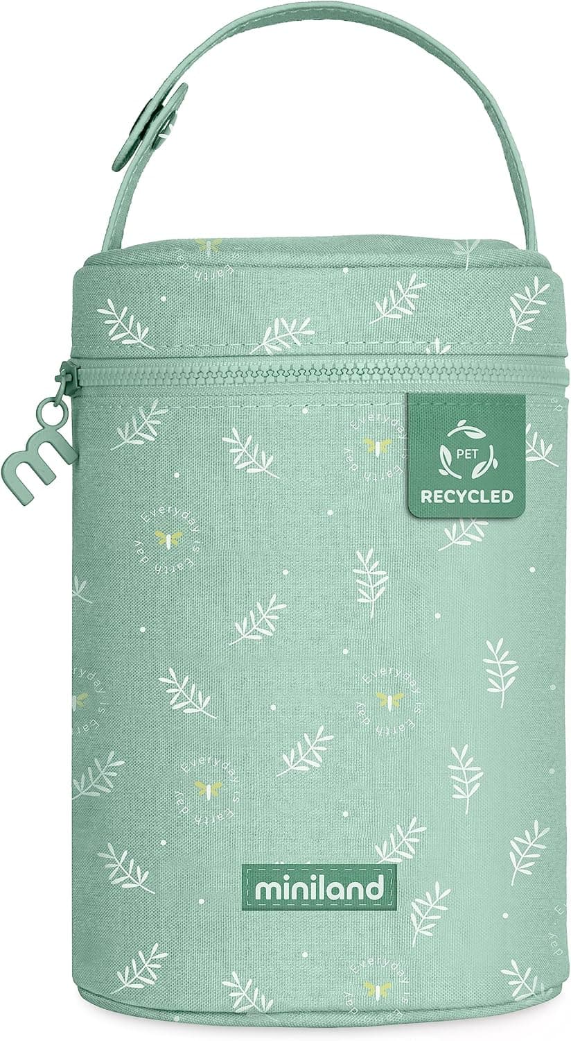 Miniland Ecothermibag 700 ml. Capa isotérmica para transportar garrafas térmicas de sólidos e outros alimentos nas melhores condições