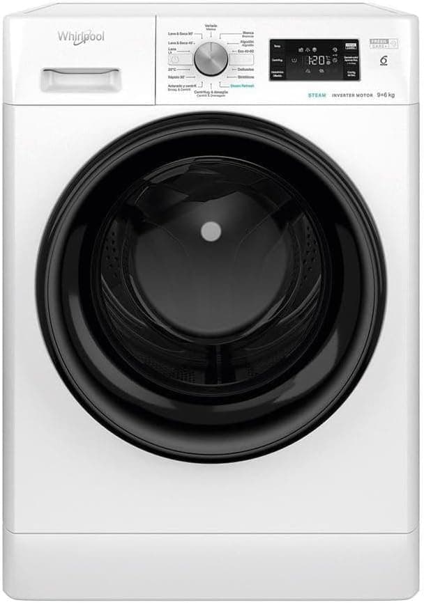 Lavadora Secadora Whirlpool FFWDB 964489 BV SPT classe A 9 + 6 kg 1400 rpm branco