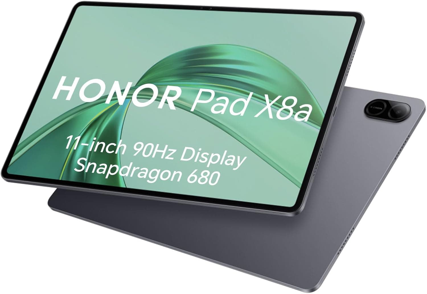 HONOR Pad X8A 4 GB de 128 GB, expansível até 1 TB, Wi-Fi Tablet, ecrã de 90 Hz, Snapdragon 680, 4 altifalantes, bateria 8300 mAh, corpo metálico, Android 14, Google Service, cinzento