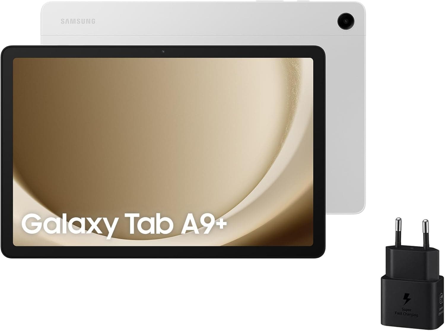 Samsung Galaxy Tab A9 Tablet Android, armazenamento de 128 GB, WiFi, ecrã 11", som 3D, prateado 