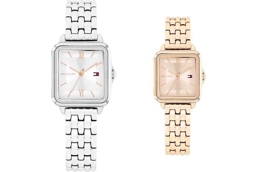 Tommy Hilfiger 1782386 | Relógio de pulso feminino em aço prateado com movimento quartzo e bracelete em aço inoxidável