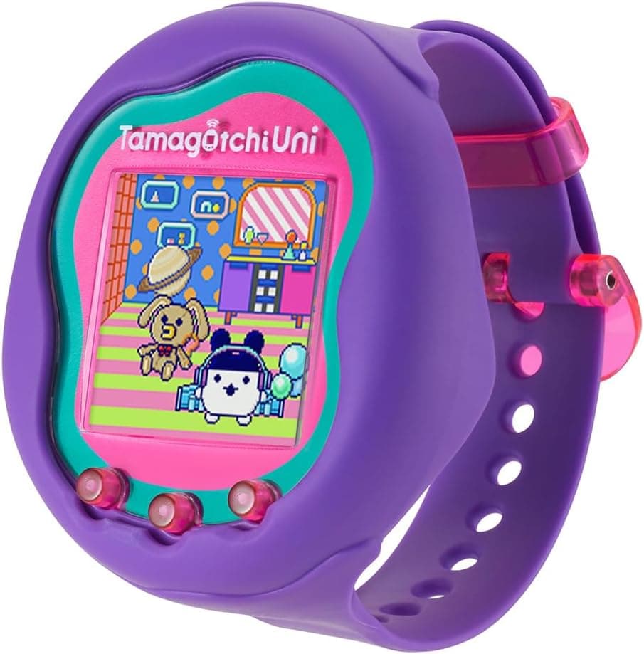 BANDAI Tamagotchi Uni Animal de estimação virtual, roxo, multicolorido 43352