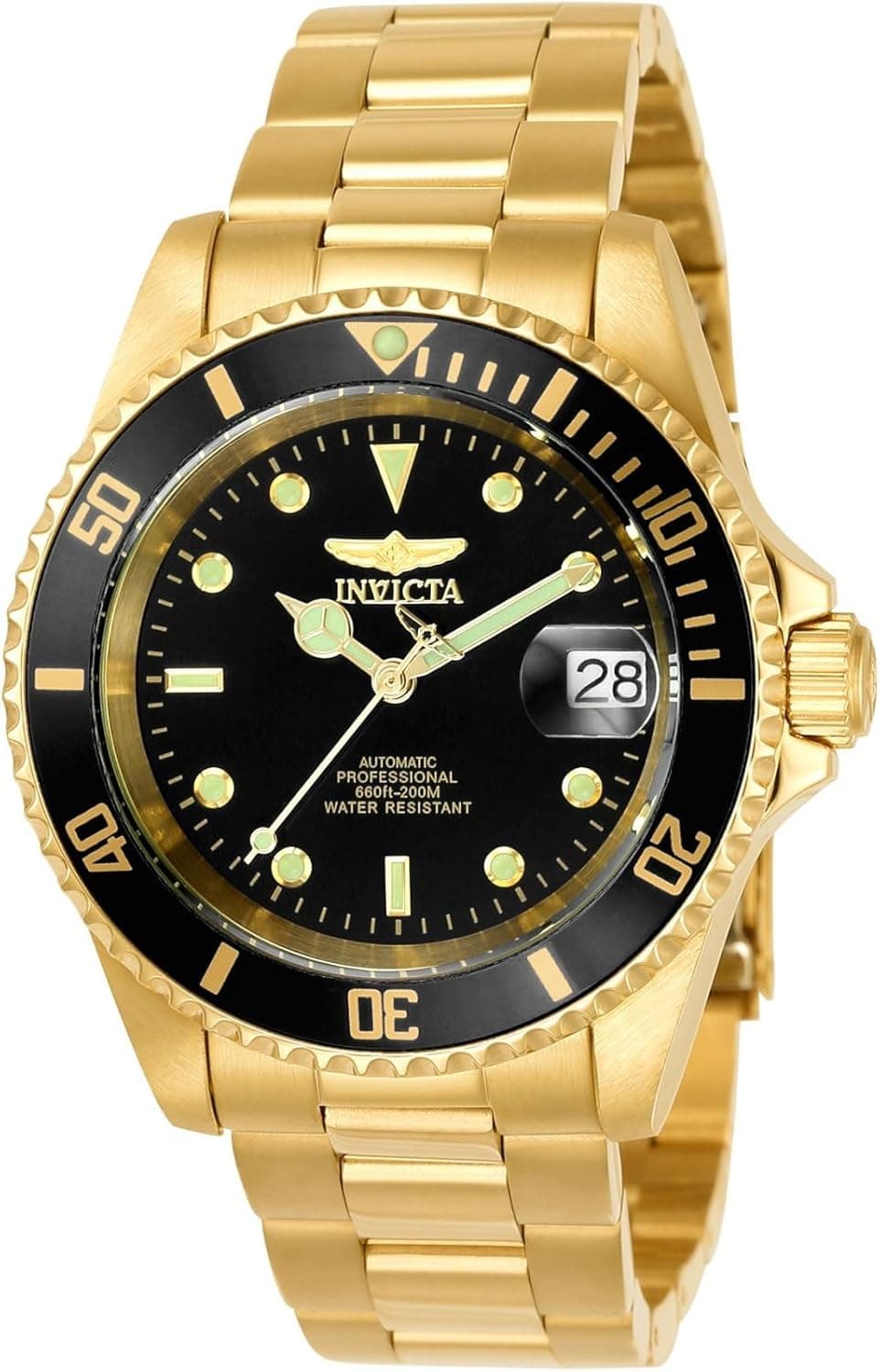 INVICTA Pro Diver Relógio automático para homem de aço inoxidável, 40 mm