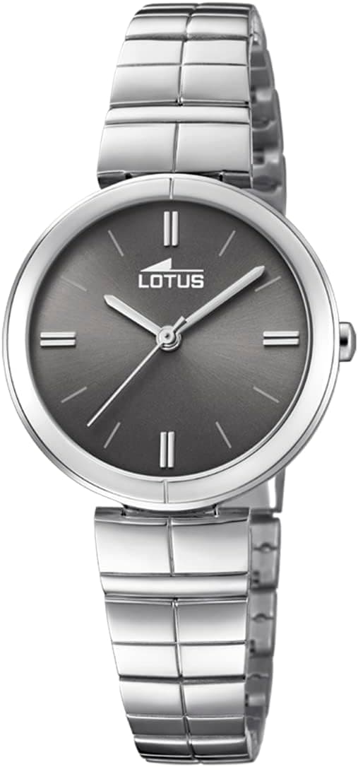 LOTUS Relógio mulher 18431/2 Outlet caixa de aço inoxidável 316 l cinzento prata correia de aço inoxidável 316 l cinzento prateado, Prata, Minimalista