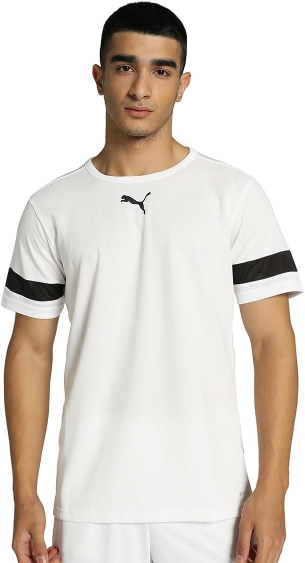PUMA TeamRISE | T-shirt desportiva de manga curta para homem com tecnologia dryCELL em poliéster