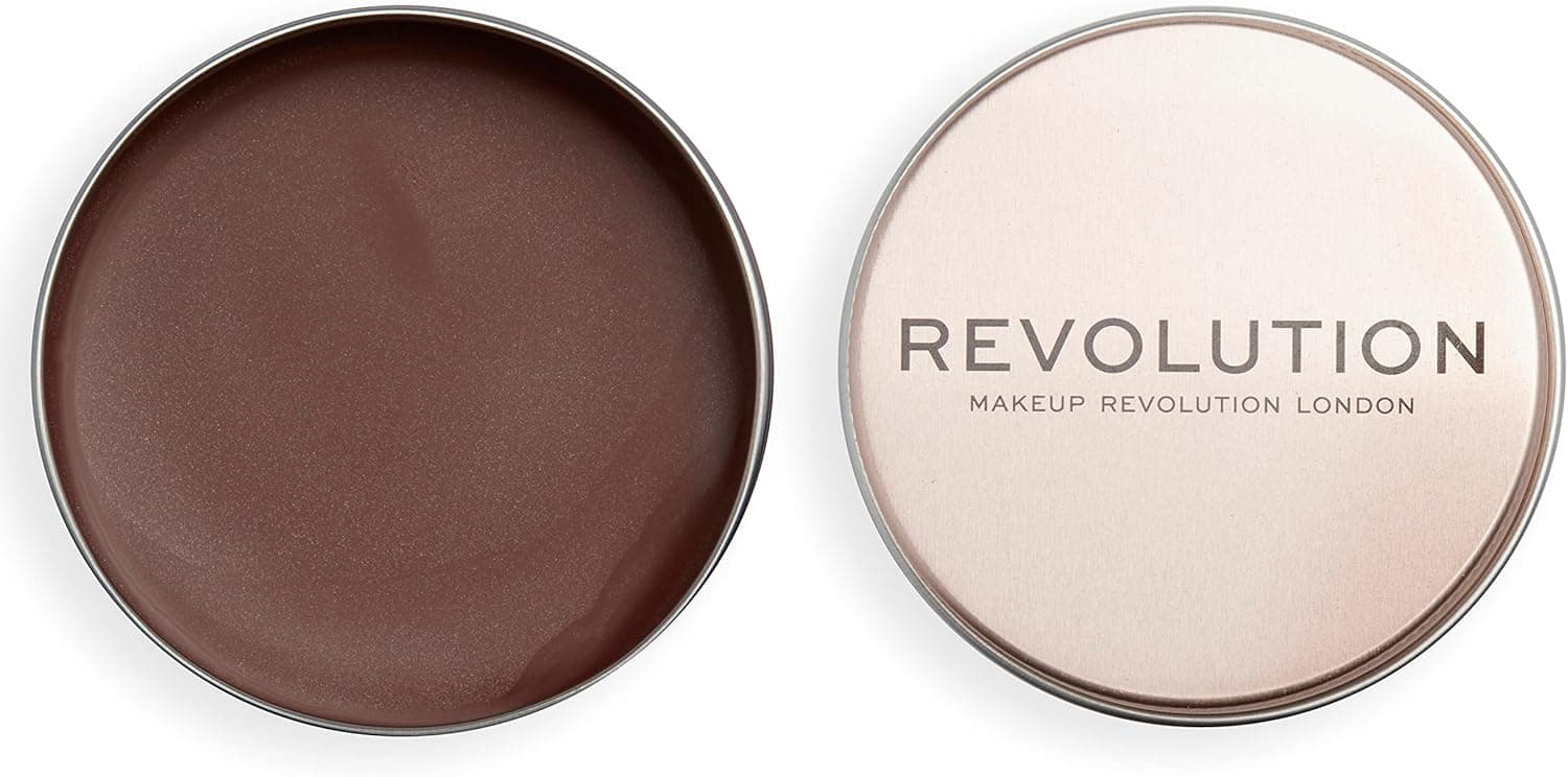 Revolution London Makeup Balm Glow Beifo, multifunções para lábios e bochechas, cobertura modulável, acabamento acetinado, nuvem unkissed, 32 g