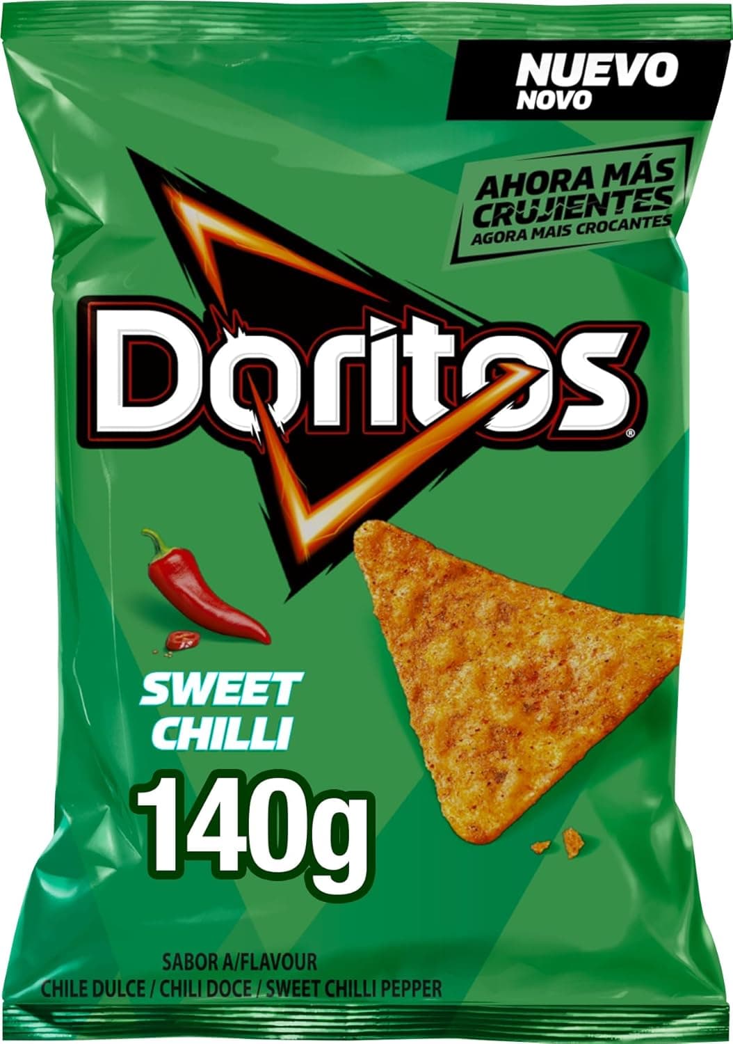 Doritos Chilli | Tortilhas de milho sabor a chilli, 140 g