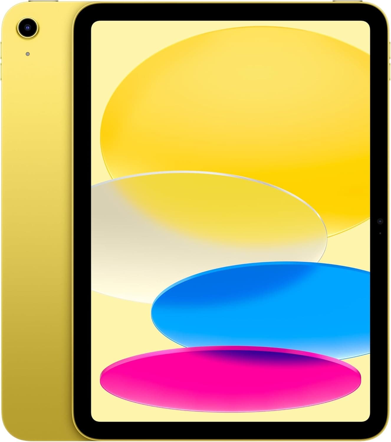 Apple iPad de 11 polegadas: Chip A16, modelo de 11 polegadas, ecrã líquido com retina, 128 GB, Wi Fi 6, câmaras frontal e traseira de 12 Mpx, Touch ID, autonomia para um dia inteiro – amarelo