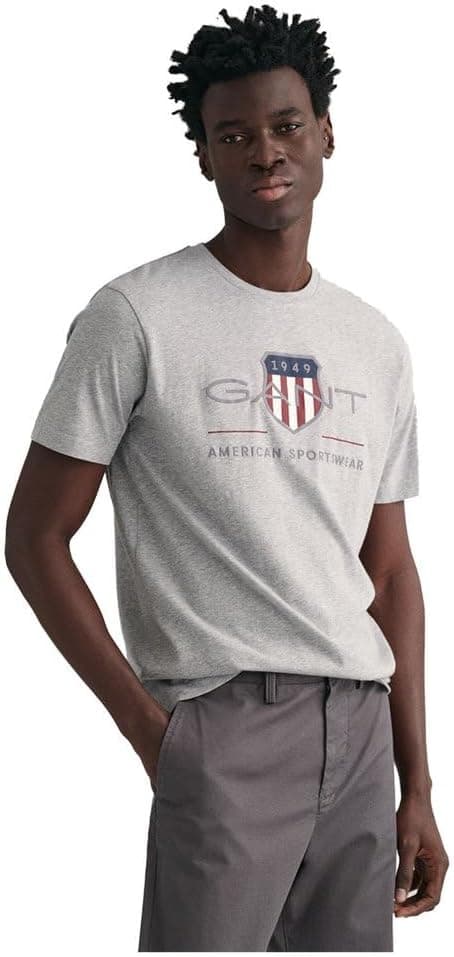 GANT Reg Archive Shield SS T-Shirt para Homem