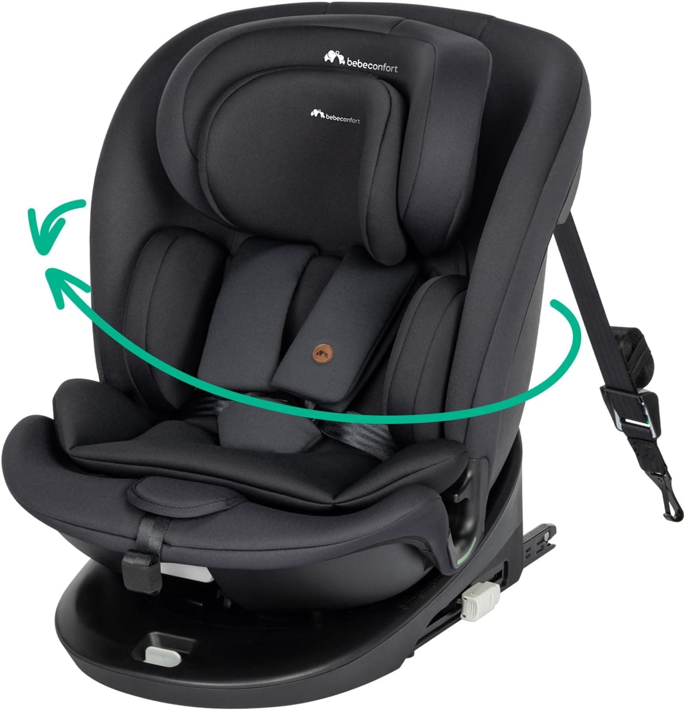 Bebeconfort RevolveFix 360 i-Size | Cadeirinha auto rotativa 360° ISOFIX para crianças dos 0 aos 12 anos, 40-150 cm, com 6 posições de reclinação e 12 de apoio de cabeça