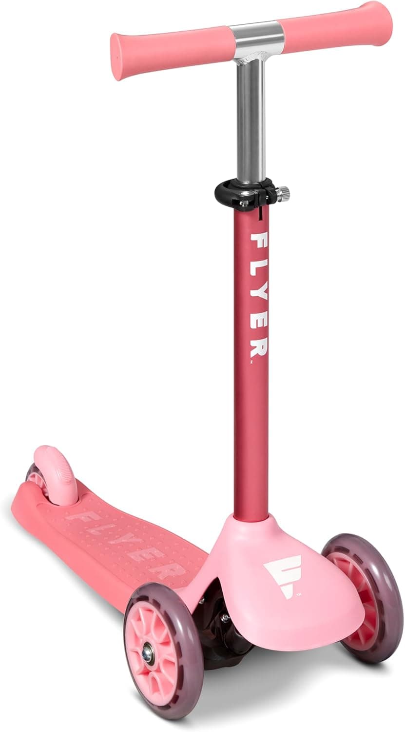 Flyer Glider Jr., Radio Flyer Lean to Steer Toddler Scooter, for Kids Ages 2-5 Years