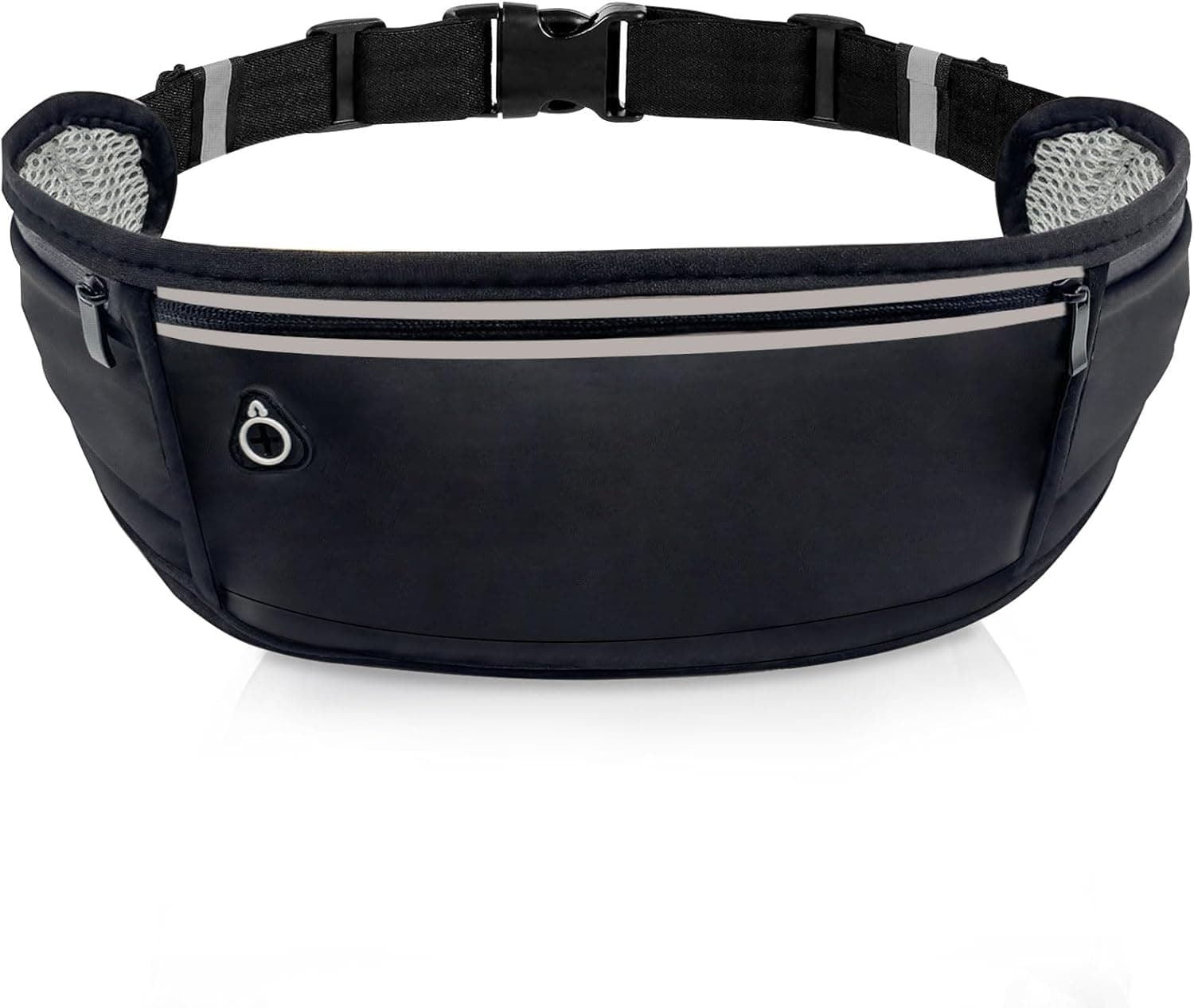 Primasage | Cintura de corrida refletora com 3 bolsos para telemóvel até 7,2 polegadas, ideal para corrida, fitness, ciclismo e caminhada
