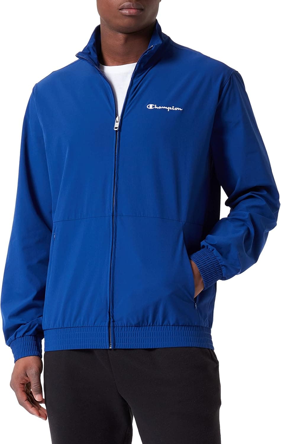 Champion Eco Future Recycled Stretch Woven Full-Zip camisola para homem