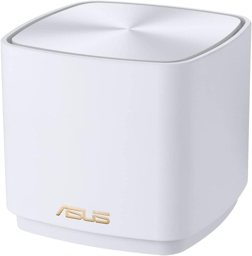 ZenWifi XD4 Plus 1 Pack - sistema AX1800 WiFi de 6 meses para toda a casa, cobertura até 446 m2 ou mais de 5 quartos, configuração fácil, segurança de rede, controlos parentais, branco