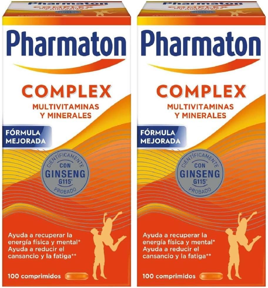 Pharmaton Complex Multivitamínico com gininseng G115-200 comprimidos - energia física e mental - vitaminas para o cansaço