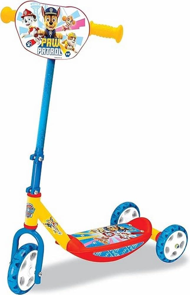 Smoby Patrulha Canina - Patinete de 3 rodas, máximo de 20 kg, regulável em altura, adequado a partir de 3 anos, multicolorido (7600750190)