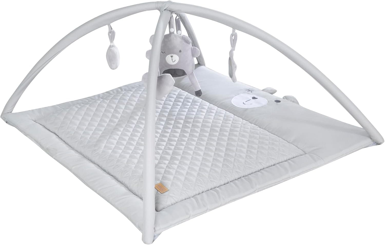 roba Style | Manta de atividades para bebé 85 x 75 cm com 5 elementos lavável e utilizável como muda-fraldas