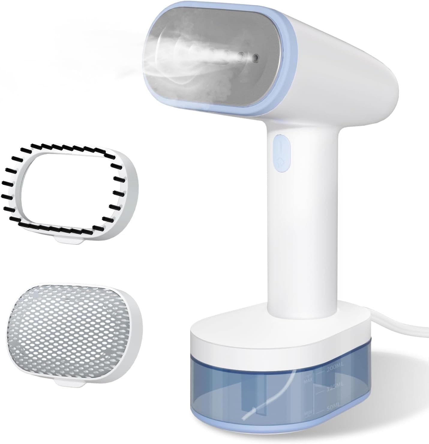 YASHE Vaporizador de roupa portátil de mão, 250 ml de grande capacidade, 1600 W, aquecimento rápido em 25 s, auto-desligado, auto-limpeza, sem salpicos de água, para casa, escritório e viagem