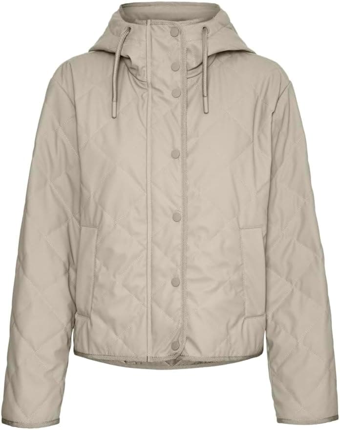 VERO MODA Vmhero Short Coated Jacket Ent casaco para mulher