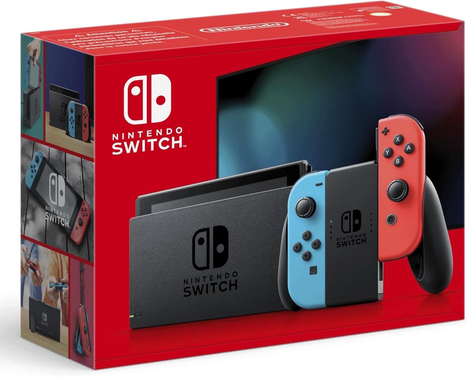 Nintendo Consola Switch - Cor azul e vermelho neon