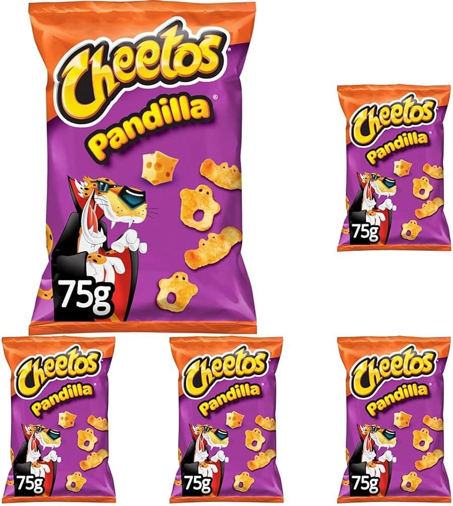 Cheetos Gangue produto de aperitivo frito, queijo, 75 g x 5