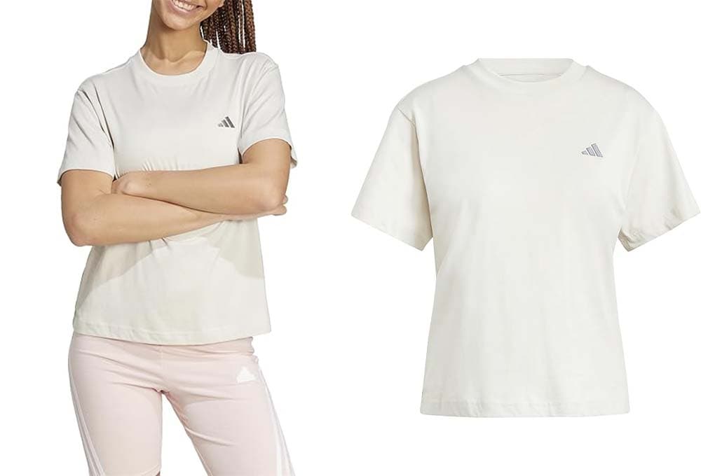 adidas Essentials Small Logo T-Shirt para mulher