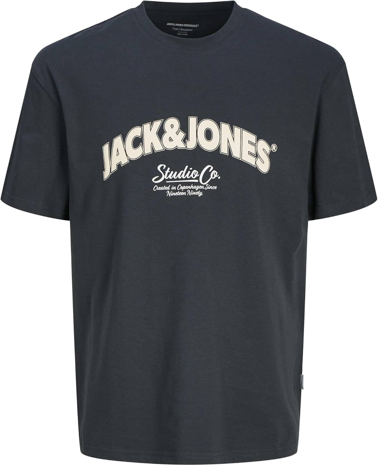 JACK & JONES Jorbronx Arch Big tee SS Crew Neck t-shirt para homem